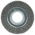 Weiler 6" Wide Face Crimped Wire Wheel .014" Steel Fill 2" Arbor Hole 3070